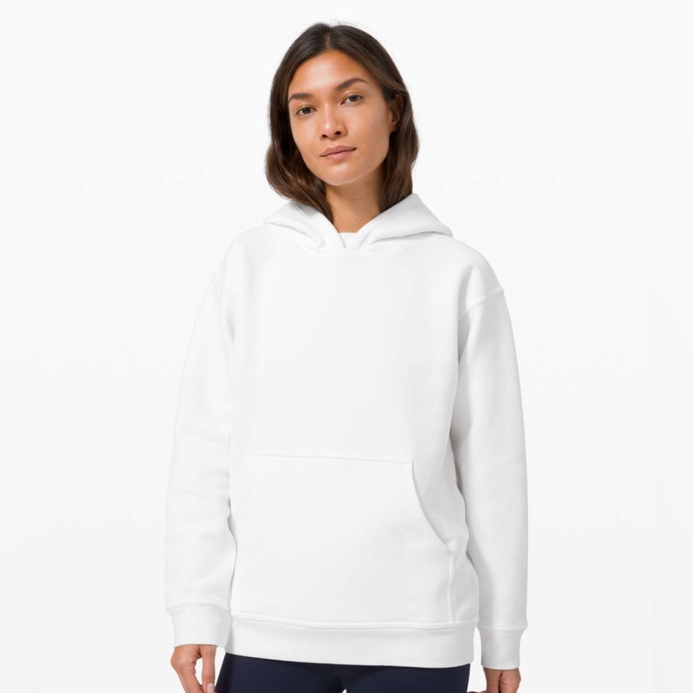 Lululemon All Yours White Hoodie Size 8